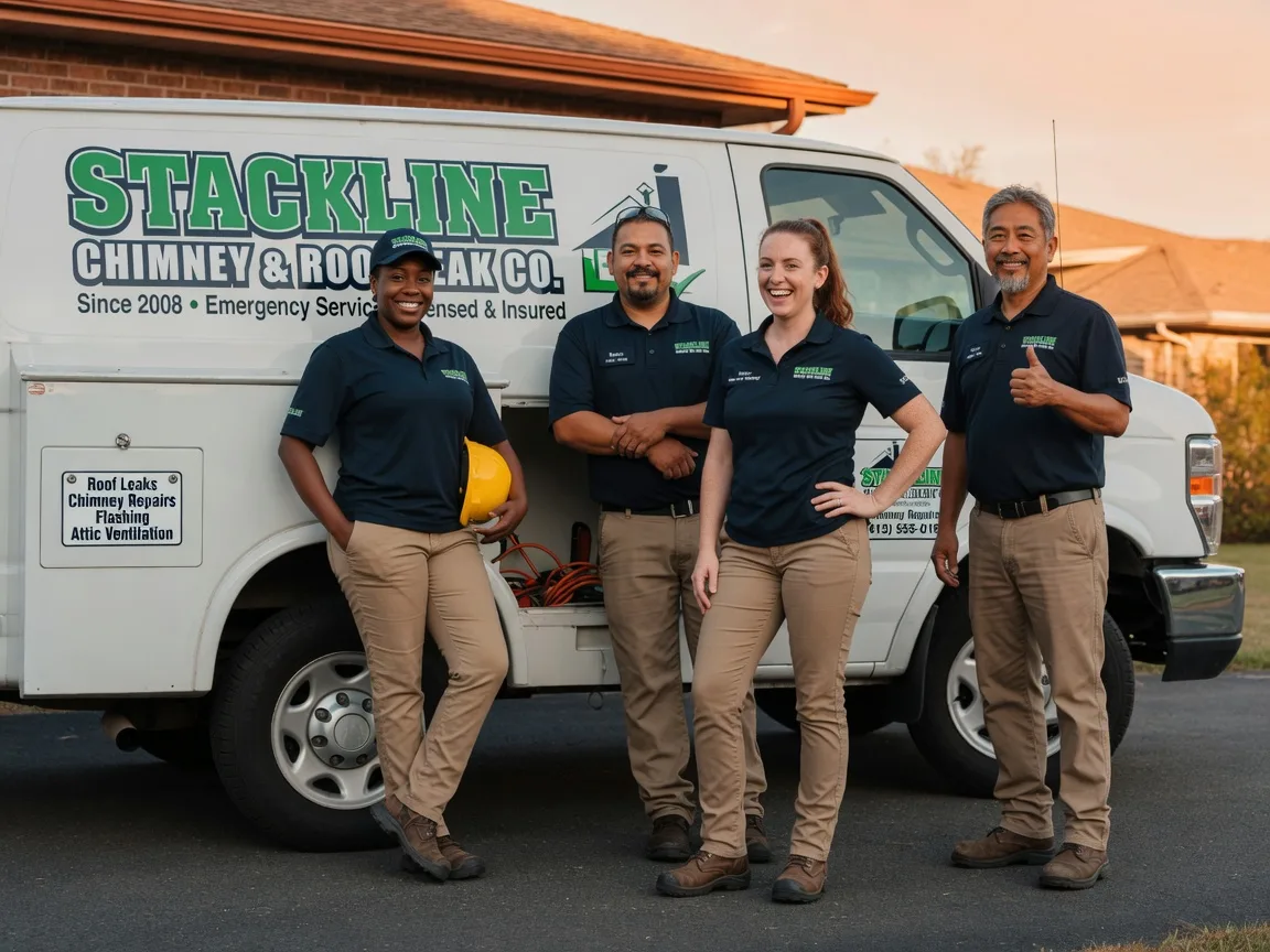 Chimney flashing repair company in Lincolnville, KS